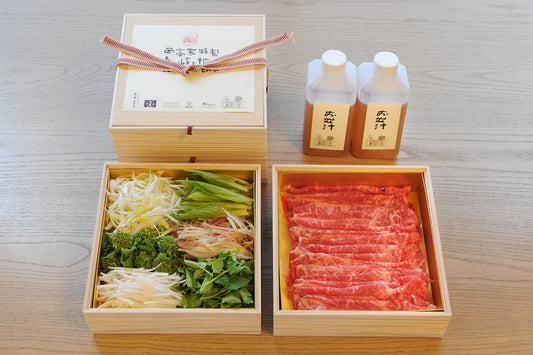 春の山菜と牛肉の出汁しゃぶしゃぶ 成功